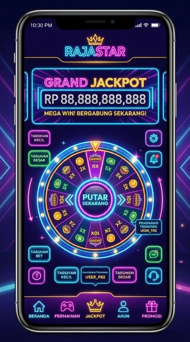 Galeri pratinjau visual rajastar build APK resmi terbaru